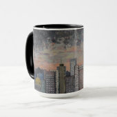 Mug La nuit tombe sur Denver (Devant gauche)