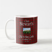 Mug La Old Stirling Castle Coffee Co de Clan Stewart. (Gauche)