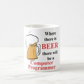 Mug Là où il y a bière - informaticien