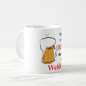 Mug Là où il y a bière - soudeuse (Devant gauche)