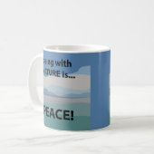 Mug La paix avec la nature est la paix (Devant gauche)