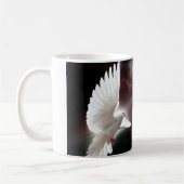 Mug La paix de la tourterelle de café (Gauche)