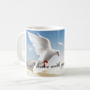 Mug La paix de la tourterelle de café