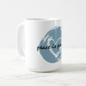 Mug La paix est possible (Devant gauche)