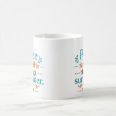 Mug La paix est possible par la reddition Verset bibli (Centre)