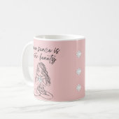 Mug La Paix Intérieure Est Beauté Extérieure / Belle M (Devant gauche)