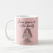 Mug La Paix Intérieure Est Beauté Extérieure / Belle M (Gauche)