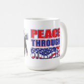 Mug La Paix Par La Force (Devant droit)