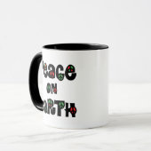 Mug La Paix sur Terre Noël (Devant gauche)