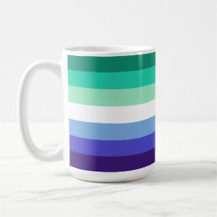 Mug La palette de drapeau des hommes gays trans-inclus