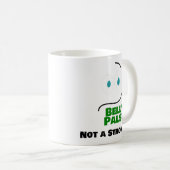Mug La palme de Bell — Pas un coup — (Devant droit)