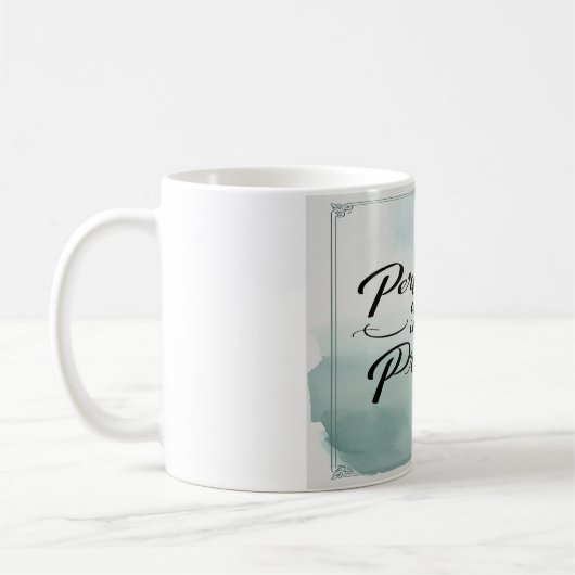 Mug La Parfaite Est En Cours De Processus (Gauche)