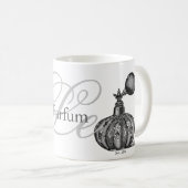 Mug la parfum, illustration de parfum vintage, (Devant droit)