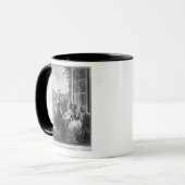 Mug La partie de whist, gravée par Jean Dambrun 1783 (Devant gauche)