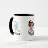 Mug La patience s'épuise - Édition infirmière (Devant gauche)