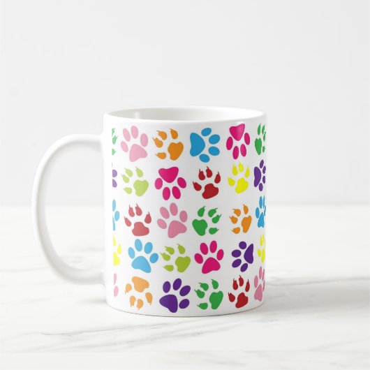 Mug La patte du chien drôle (Gauche)