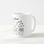 Mug La pause déjeuner de Capybara (Devant droit)