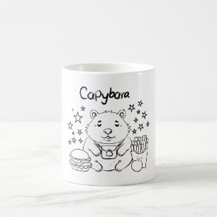 Mug La pause déjeuner de Capybara