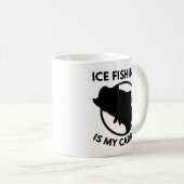 Mug La Pêche À La Glace Est Mon Cardio (Devant droit)