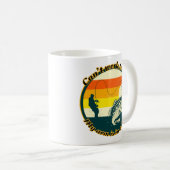 Mug La pêche amusante ne peut pas fonctionner aujourd' (Devant droit)