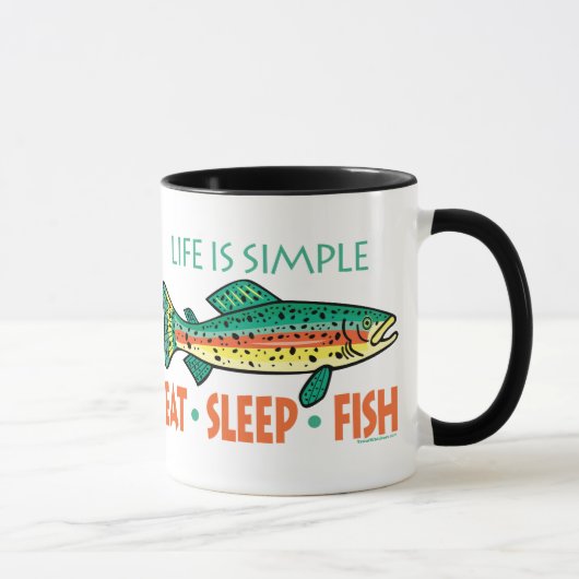 Mug La pêche amusante qui dit (Droite)
