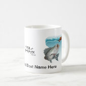 Mug La pêche au bar à l'herbe boit du thé ou de la bou (Devant droit)