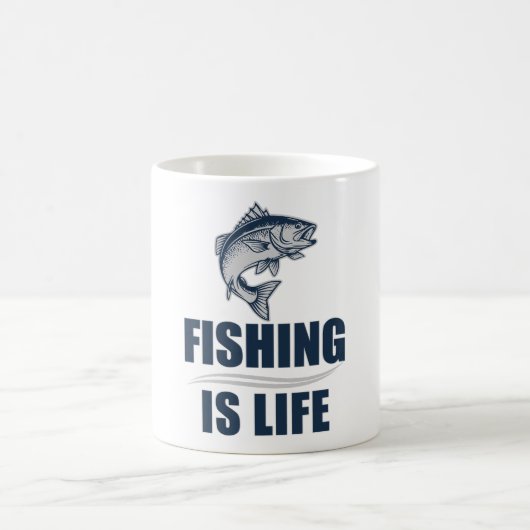 Mug La pêche, c'est la vie (Centre)