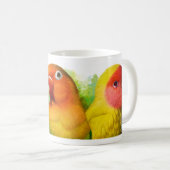 Mug La pêche de Fischer masquée par noir Lutino a fait (Devant droit)