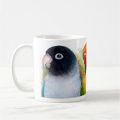 Mug La pêche de Fischer masquée par noir Lutino a fait (Gauche)