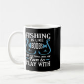 Mug La pêche est comme les seins, même les petits sont (Gauche)