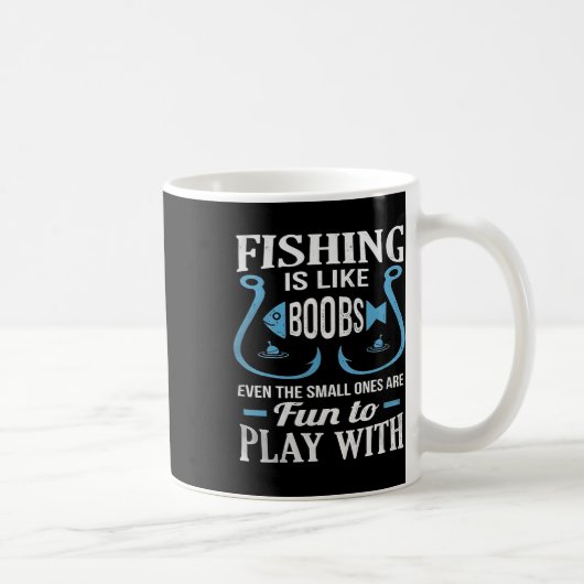 Mug La pêche est comme les seins, même les petits sont (Droite)