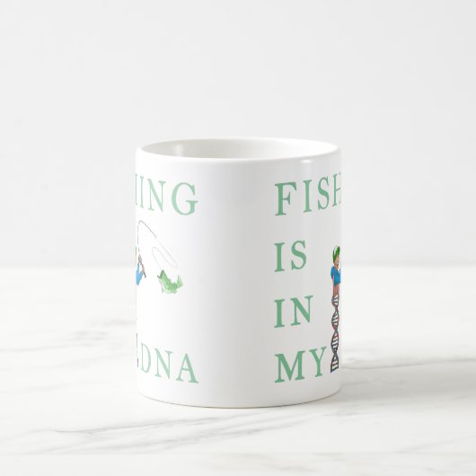 Mug La pêche est dans mon ADN (Centre)