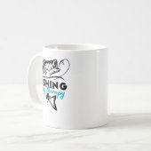 Mug La pêche est ma thérapie (Devant gauche)