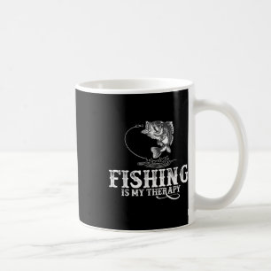 Mug La pêche est ma thérapie drôles de pêcheurs