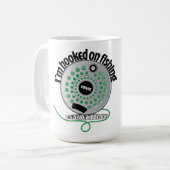 Mug La pêche est ma véritable dépendance (Devant gauche)