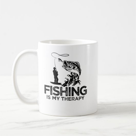 Mug La pêche est mon don thérapeutique Golf Lover Funn (Gauche)