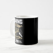 Mug La pêche est mon plan de retraite pêche à la mouch (Devant gauche)