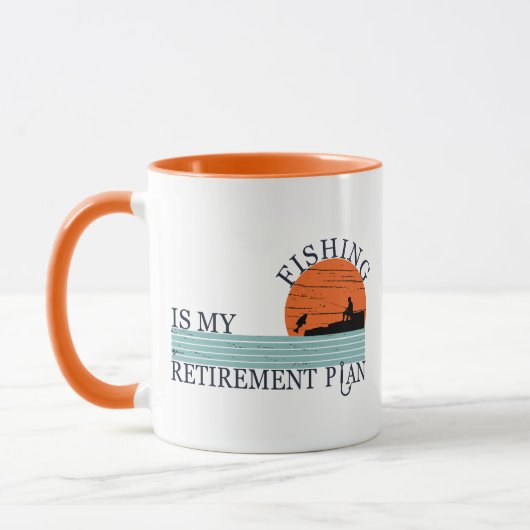 Mug la pêche est mon régime de retraite (Gauche)