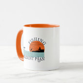 Mug la pêche est mon régime de retraite (Devant gauche)