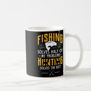 Mug La pêche et la chasse résolvent mes problèmes - Ca