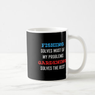Mug La pêche résout la plupart de mes problèmes Le jar