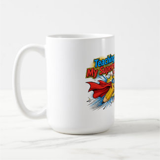 Mug La pédagogie est mon superpouvoir Comic Professeur