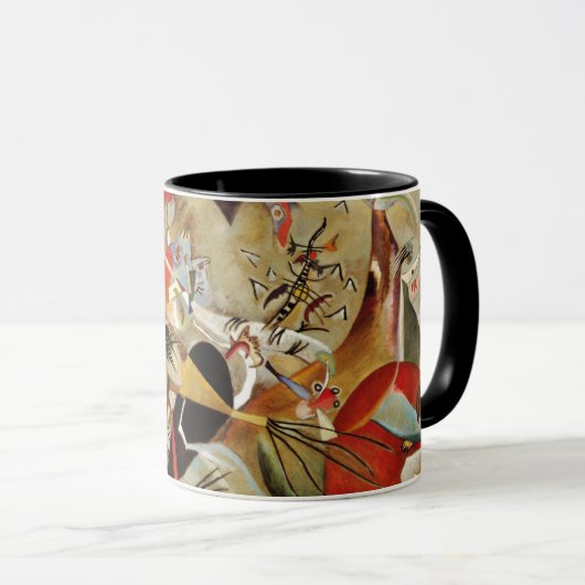 Mug La peinture Abstraite de composition de Kandinsky (Devant droit)
