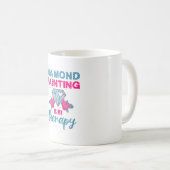 Mug La peinture au diamant est ma thérapie (Devant droit)