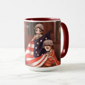 Mug La peinture classique de Chibicca - naissance du (Devant droit)