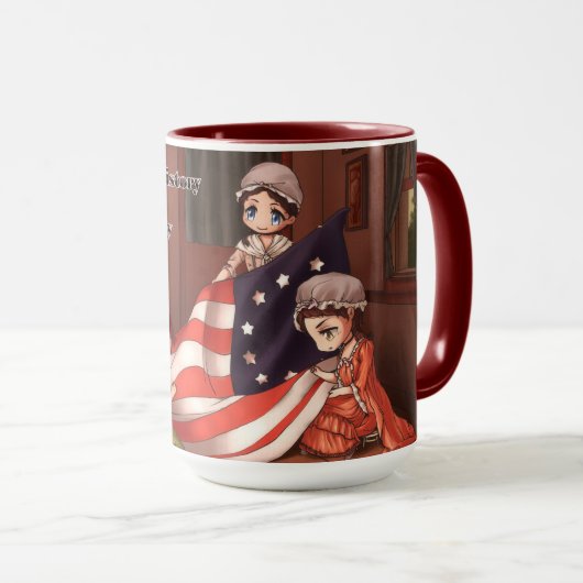 Mug La peinture classique de Chibicca - naissance du (Devant droit)