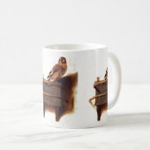 Mug La peinture Goldfinch de Carel Fabritius (Devant droit)
