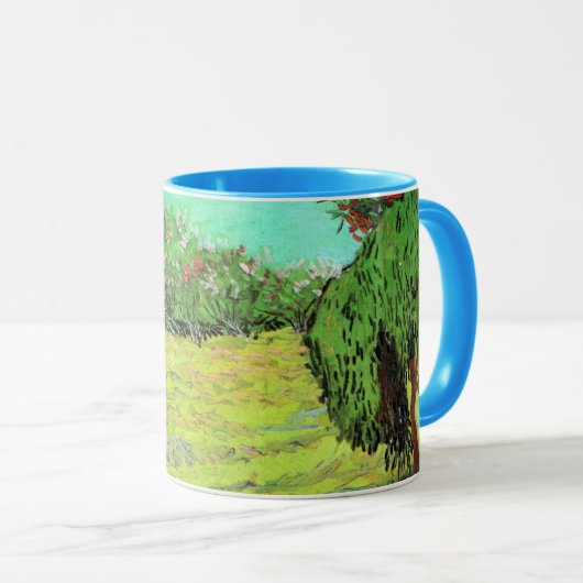 Mug La pelouse ensoleillée dans un parc public par Vin (Devant droit)