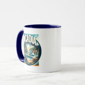 Mug La péninsule de Doha Qatar (Devant gauche)