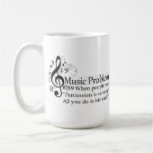 Mug La "percussion est si facile ! Tout que vous (Gauche)